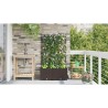 Jardinière avec treillis 2 pcs Marron 80x40x143 cm 