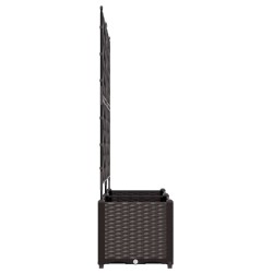 Jardinière avec treillis 2 pcs Marron 80x40x143 cm 