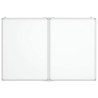 Tableau blanc magnétique pliable 120x80x1,7 cm aluminium 