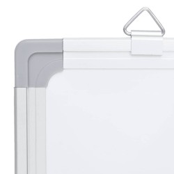 Tableau blanc magnétique pliable 120x80x1,7 cm aluminium 