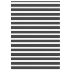 Store zèbre noir 165x200 cm largeur du tissu 160,9 cm polyester 