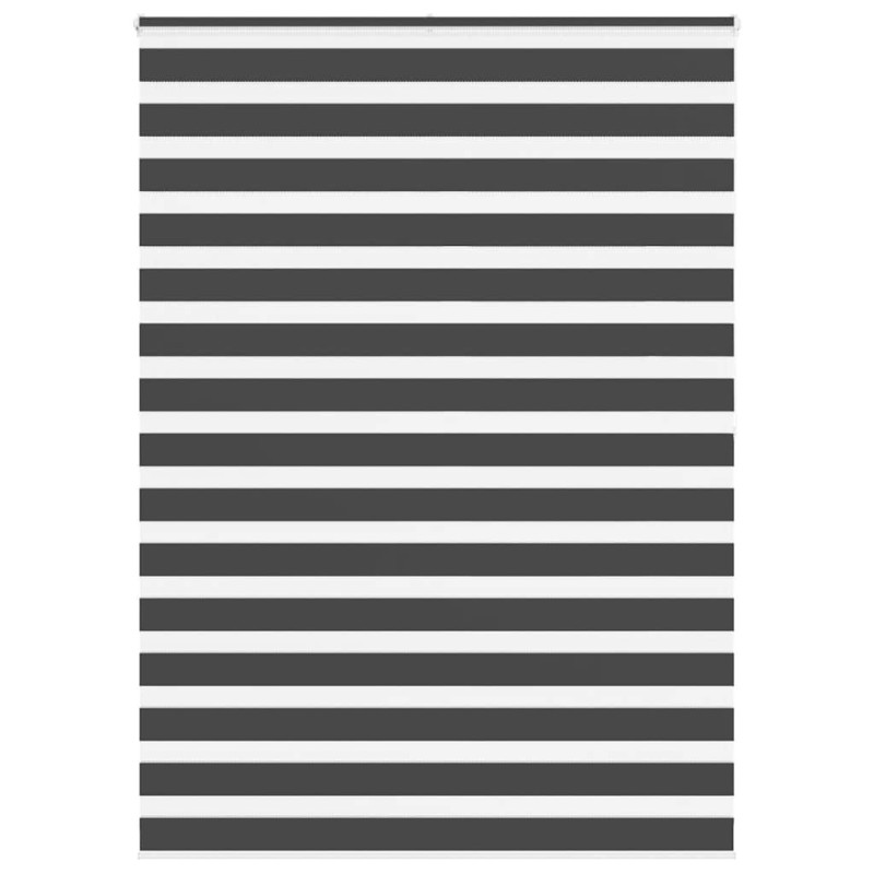 Store zèbre noir 165x200 cm largeur du tissu 160,9 cm polyester 