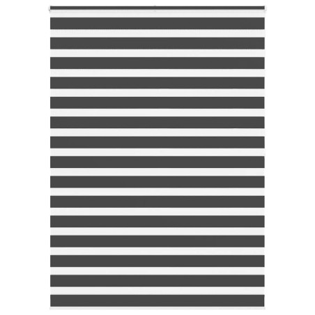 Store zèbre noir 165x200 cm largeur du tissu 160,9 cm polyester 