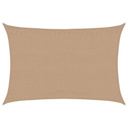 Voile d'ombrage 160 g/m² Taupe 3,5x4,5 m PEHD 