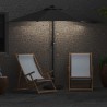 Parasol de jardin Anthracite 294 x 150 x 224 cm tissu 