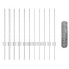 Set de clôture de jardin Ensemble de 2 Acier galvanisé 25 x 0,5 m 