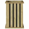 Jardinier en bois de pin traité, 33 x 33 x 45 cm 