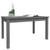 Table de jardin gris 82,5x50,5x45 cm bois massif de pin 