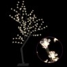 Sapin de Noël 128 LED blanc chaud Cerisier en fleurs 120 cm 