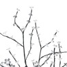 Sapin de Noël 128 LED blanc chaud Cerisier en fleurs 120 cm 