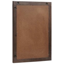 Miroir de salle de bain , 50x70x3 cm, en bois de mangue massif. 
