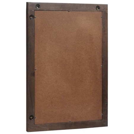 Miroir de salle de bain , 50x70x3 cm, en bois de mangue massif. 