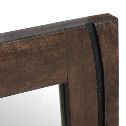 Miroir de salle de bain , 50x70x3 cm, en bois de mangue massif. 