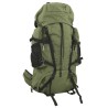 Sac à dos de randonnée vert armée 60 L tissu oxford 