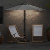 Parasol de jardin demi Couleur sable Large Aluminium 