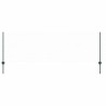 Pieux de Clôture 5 pcs U-Channel Vert 80 cm Acier 