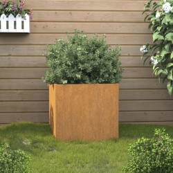 Jardinière 42x40x39 cm acier corten 