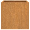 Jardinière 42x40x39 cm acier corten 