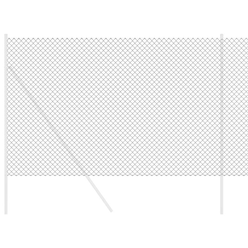 Clôture Gris 10 x 1.5 m Métal 