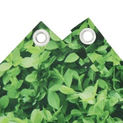 Écran d'intimité de balcon aspect de plante vert 700x120 cm PVC 