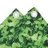 Écran d'intimité de balcon aspect de plante vert 700x120 cm PVC 