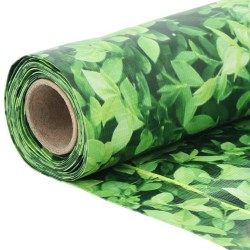 Écran d'intimité de balcon aspect de plante vert 700x120 cm PVC 