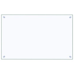 Dosseret de cuisine Transparent 80x50 cm Verre trempé 