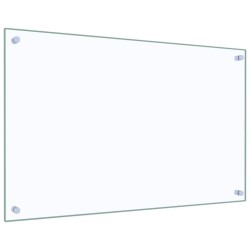 Dosseret de cuisine Transparent 80x50 cm Verre trempé 