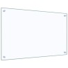 Dosseret de cuisine Transparent 80x50 cm Verre trempé 