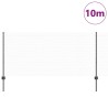 Poteaux de clôture 10 pcs U-Channel gris 100 cm acier 