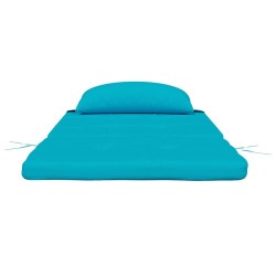 Coussin Turquoise Turquoise Polyester 58 cm x 77 cm 