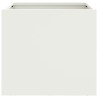 Jardinières 2 pcs blanc 32x30x29 cm acier 