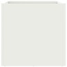 Jardinières 2 pcs blanc 32x30x29 cm acier 