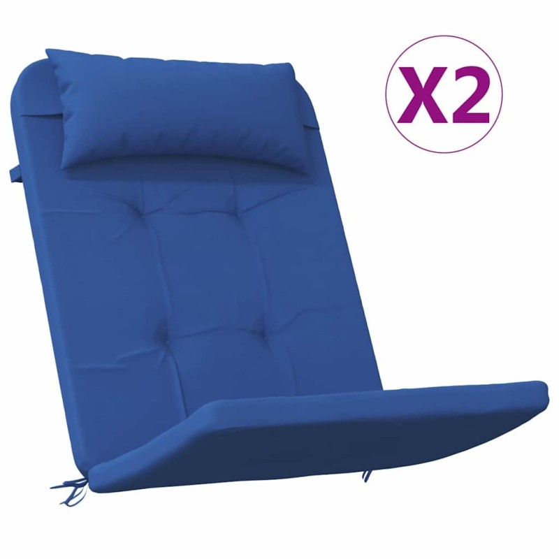 Ensemble de coussins bleu Bleu Coton, Bois Standard Ensemble de coussins bleu Bleu Coton, Bois Standard