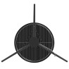 Trépied de cuisson de feu de camp avec grille et plateau de feu 170 cm 