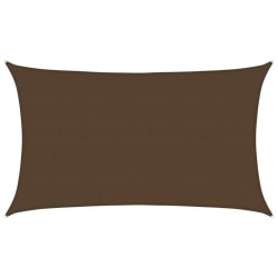 Voile d'ombrage 160 g/m² Marron 5x8 m PEHD 