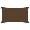 Voile d'ombrage 160 g/m² Marron 5x8 m PEHD 