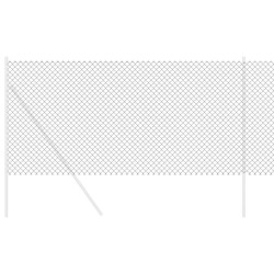 Clôture Gris 10 x 1.2 m Acier galvanisé 