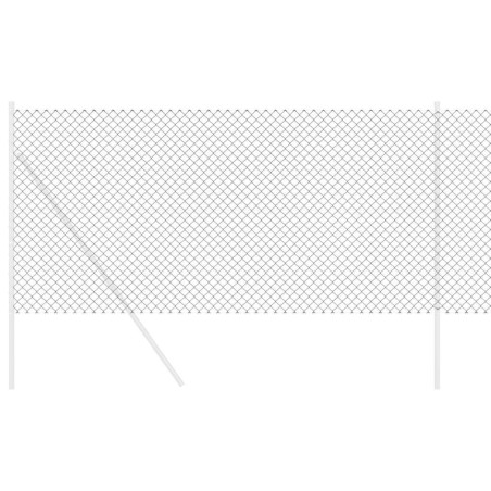 Clôture Gris 10 x 1.2 m Acier galvanisé 