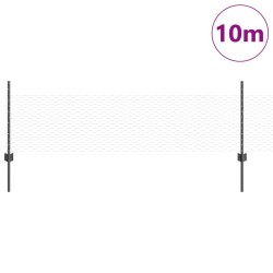 Poteaux de clôture 5 pcs U-Channel Gris 60 cm Acier 