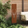 Panneau décoratif de jardin Rouillé 32 x 140 cm 