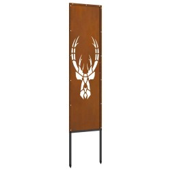 Panneau décoratif de jardin Rouillé 32 x 140 cm 