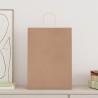 Sacs en papier 250 pcs avec poignées marron 32x17x44 cm 