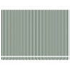 Tissu de Remplacement pour Auvent pour Cadre de 4.5x3 m Vert et Blanc 