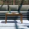Table de jardin marron miel 82,5x50,5x45 cm bois massif de pin 