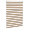 Store zèbre marron sable largeur du tissu 160,9 cm polyester 