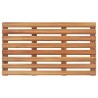 Tapis de salle de bain 2 pcs Bois d'acacia massif 56x37 cm 