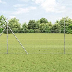Clôture de champ 1,5 x 10 m en acier galvanisé 