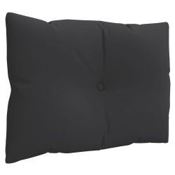 Coussins de palette lot de 3 noir tissu 