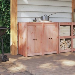 Portes de cuisine extérieure 2 pcs 50x9x82 cm Bois massif de Douglas 